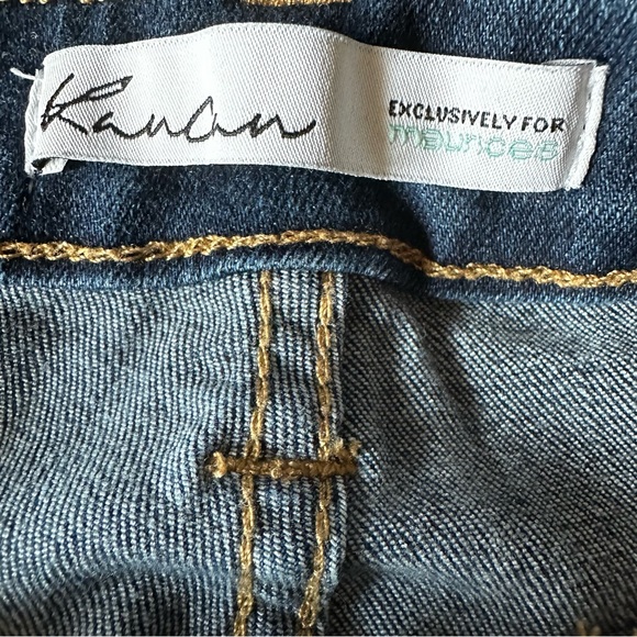 KANCAN Women's Mid-Rise Flap Pocket Flare Jeans - Size 27 - Picture 7 of 14